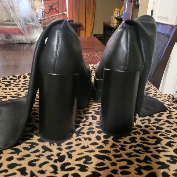 Steve Madden Black Platform Women's Boots - Picture 3 of 9